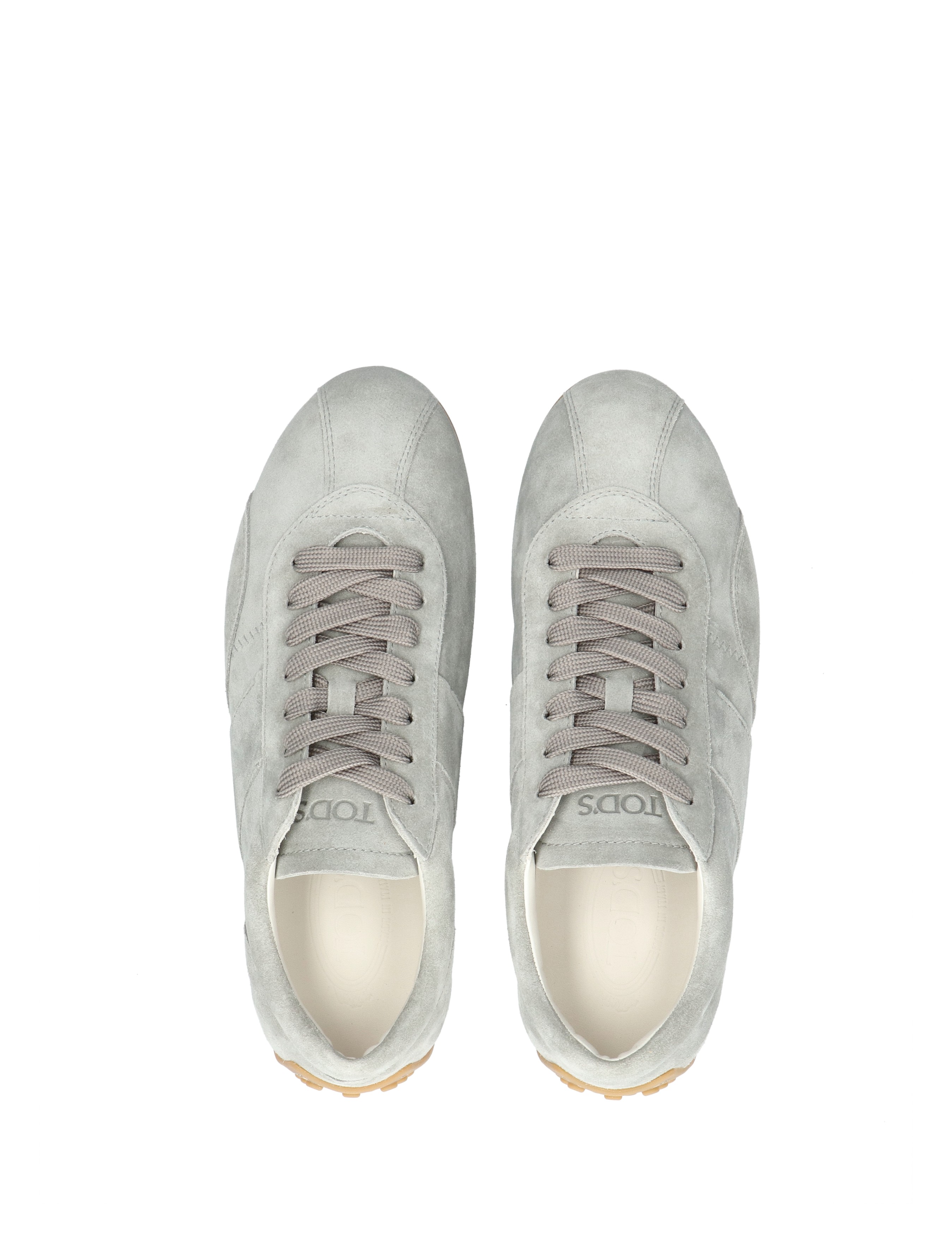 Tods - T-Marathon Sneakers in Suede Blue - Dames - Nette Veterschoenen - Veterschoenen - 49663_33_8