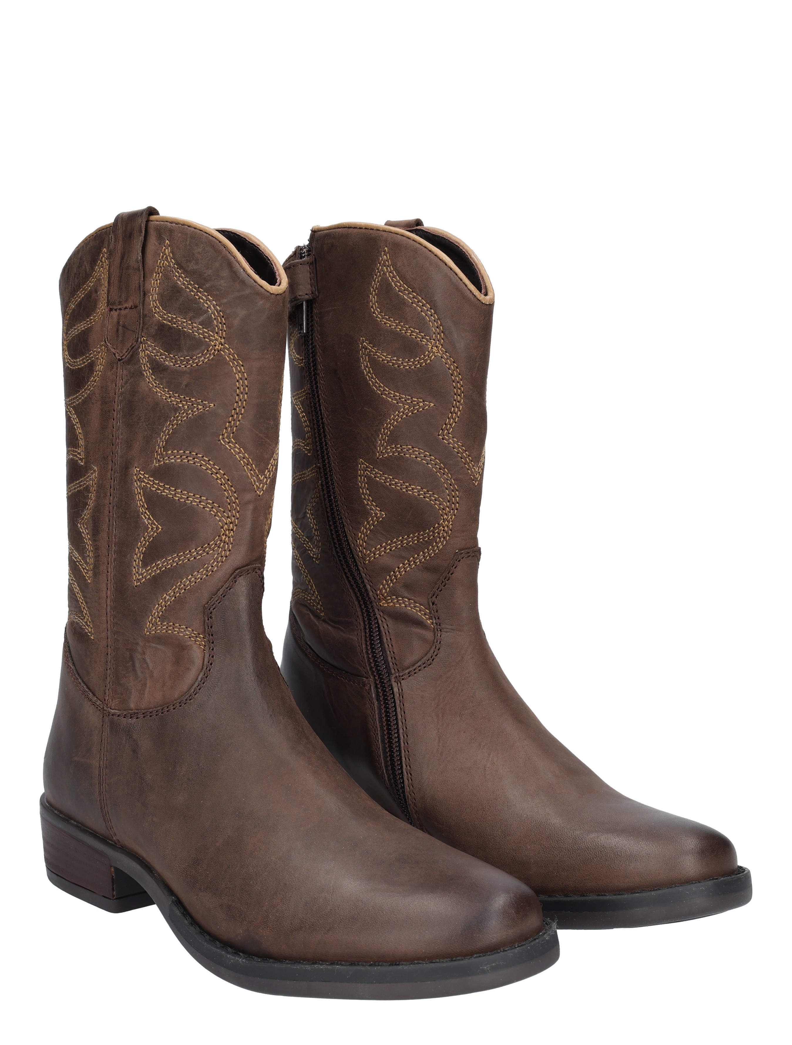 Hip - H1175 Dark Brown - Meisjes - Boots - Enkellaarsjes - 49269_22_5