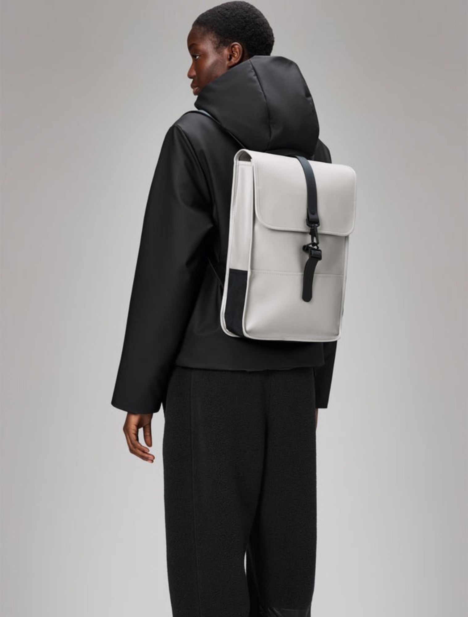 Rains - Backpack Mini W3 123 Nimbus Grey - Dames - Rugtassen - 48332_99_4