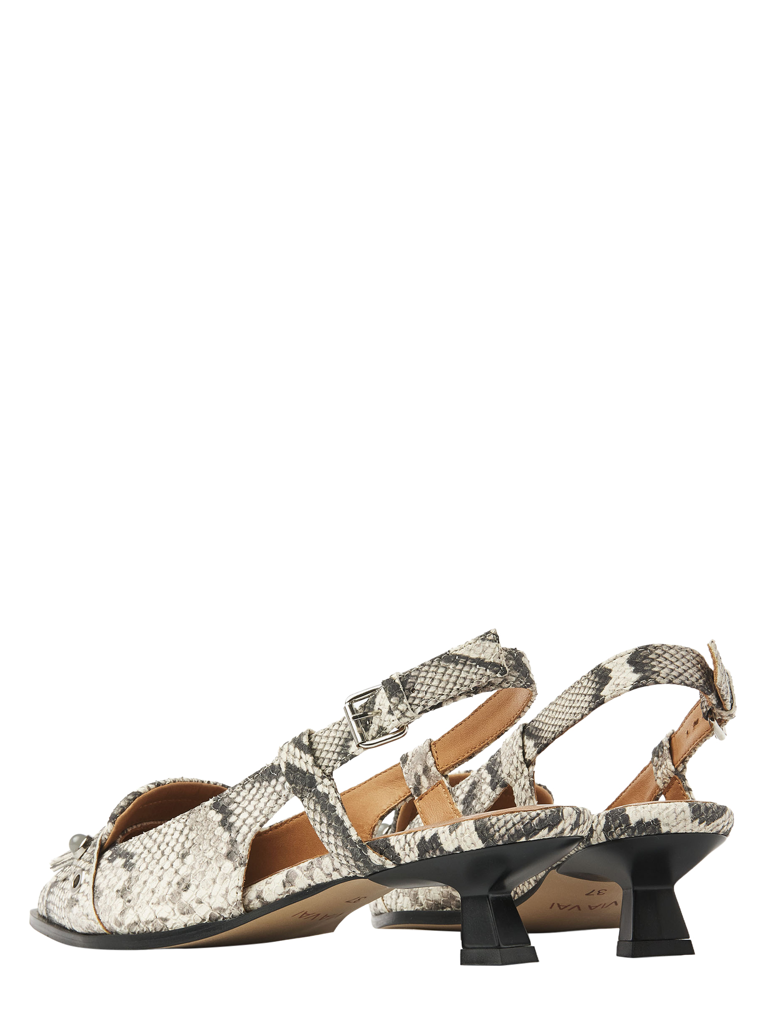 VIA VAI - 62398 Lea Aileen 02-204 Cobra Roccia - Dames - Slingbacks - 51366_91_3