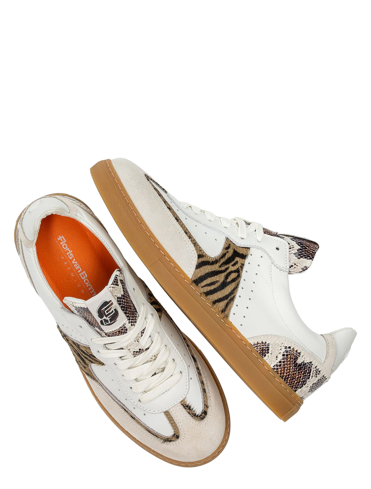 Floris van Bommel - Minni 10169 06.01 White - Dames - Sneakers - Lage Sneakers - 51496_82_3