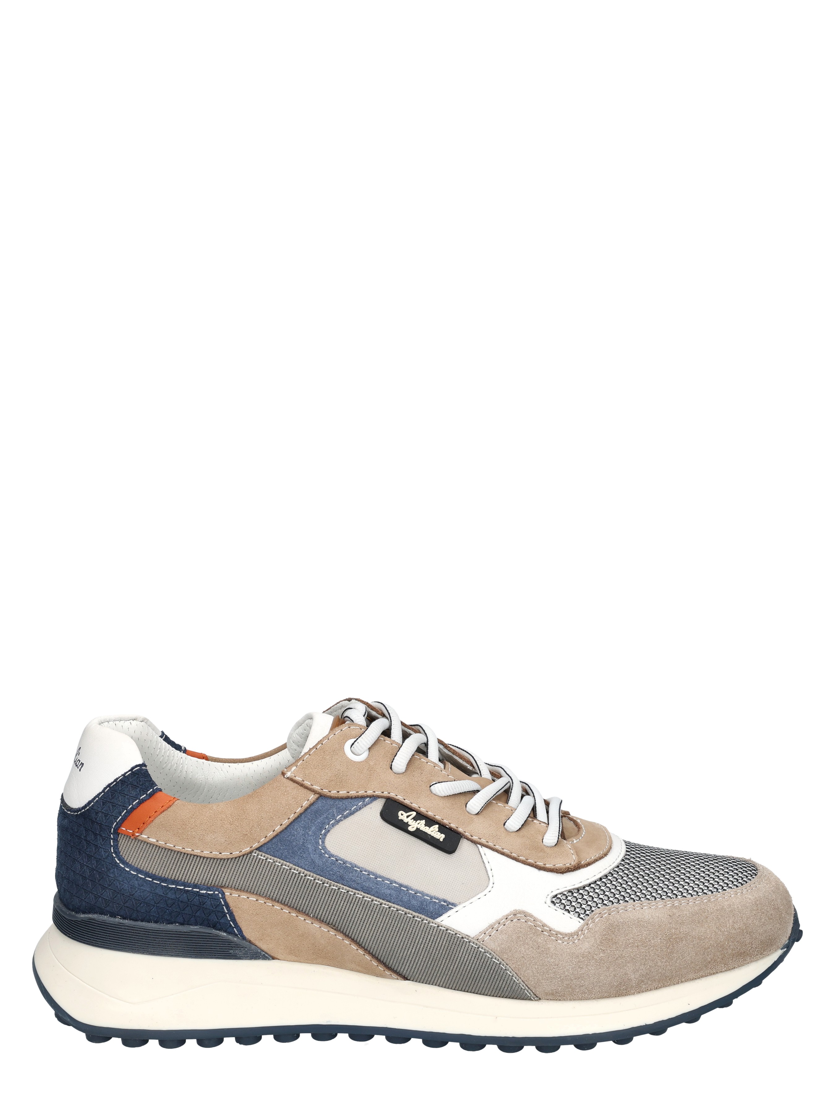 Australian - Yamato 15.1712.01.K15 Grey Beige Whit - Heren - Veterschoenen - Casual Veterschoenen - 50782_79_1