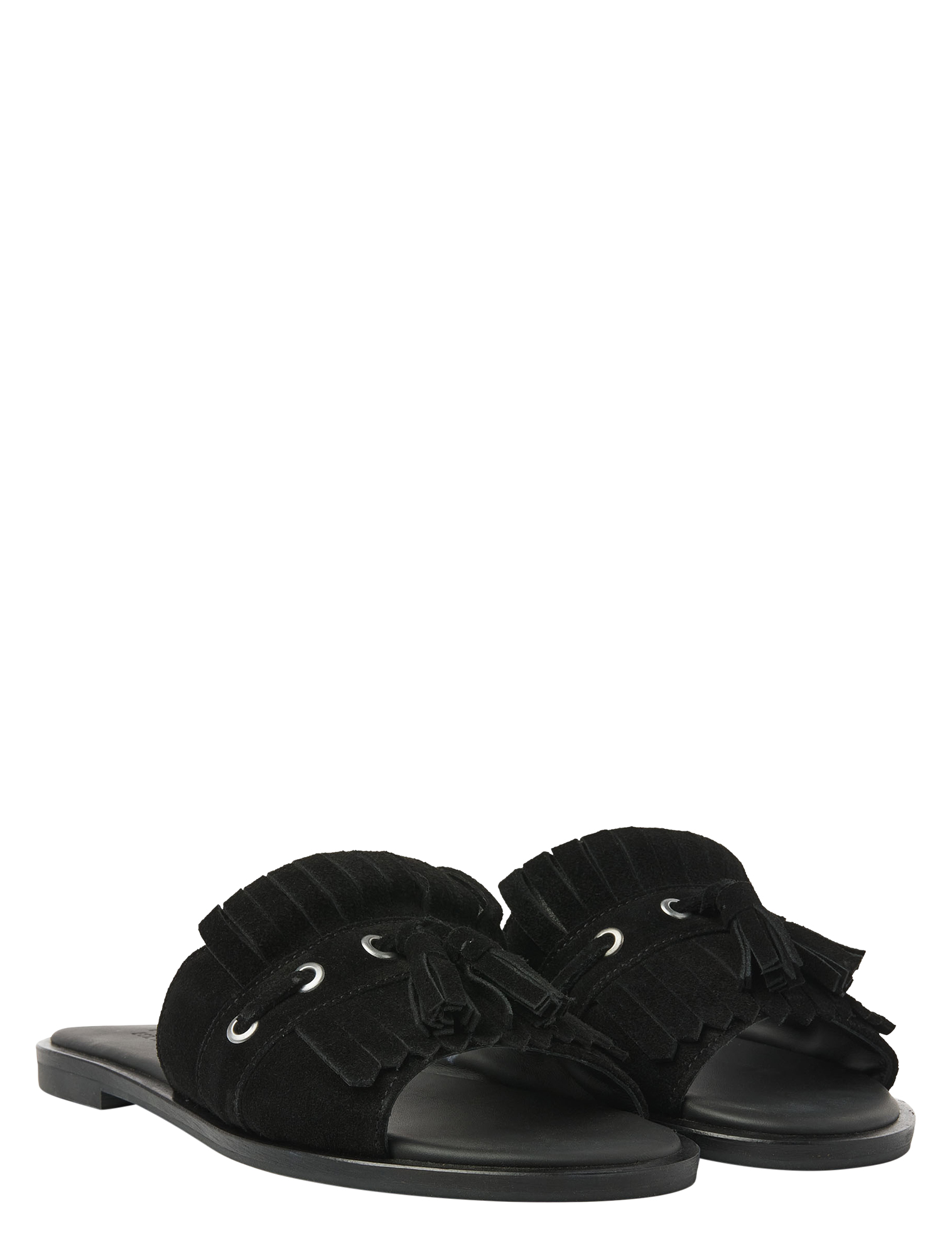 VIA VAI - 62376 Vita Eva 01-900 Sierra Nero - Dames - Muiltjes - 51355_11_2