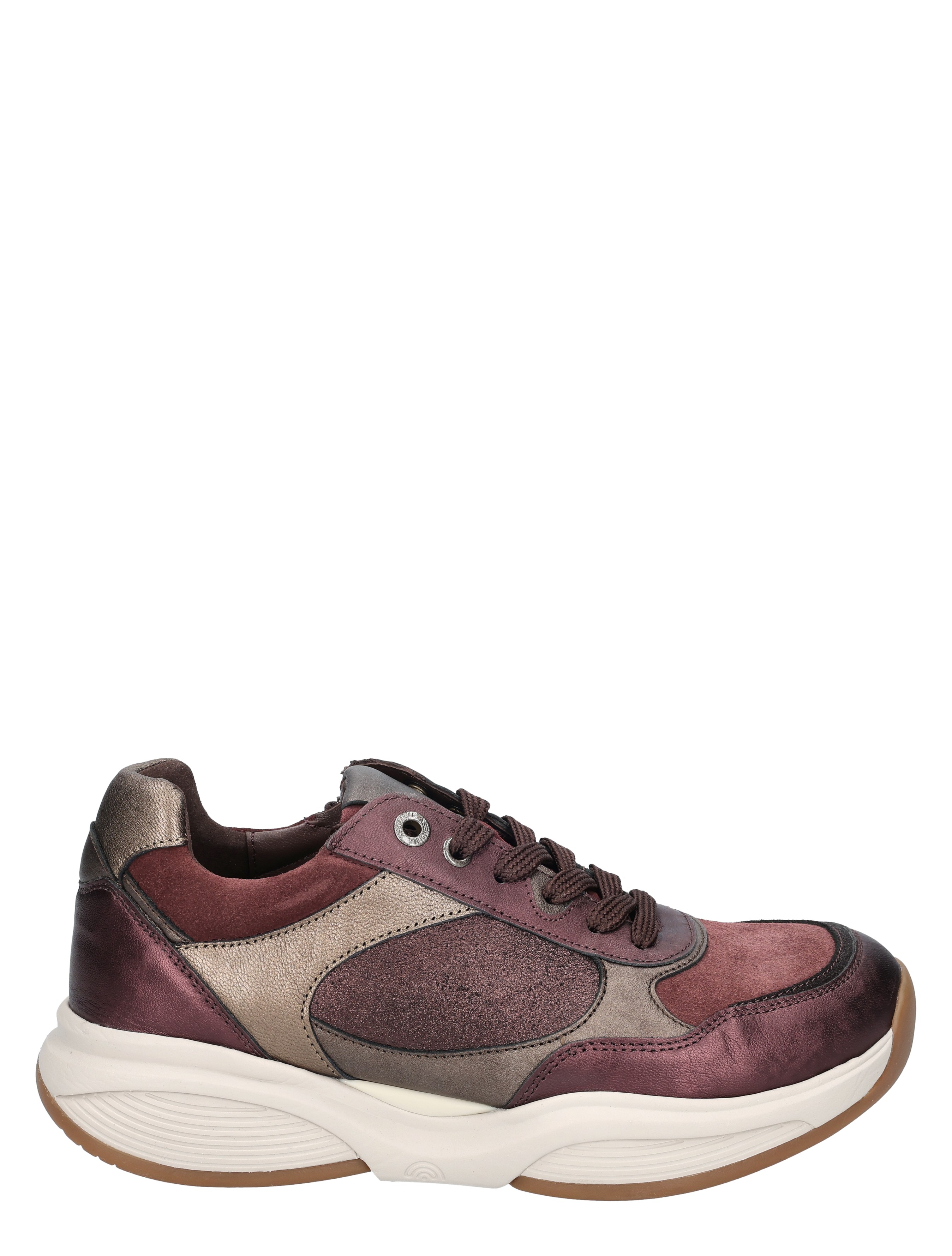 Xsensible - 32009.2 Burgundy Combi H-Wijdte - Dames - Veterschoenen - Casual Veterschoenen - 51916_44_1