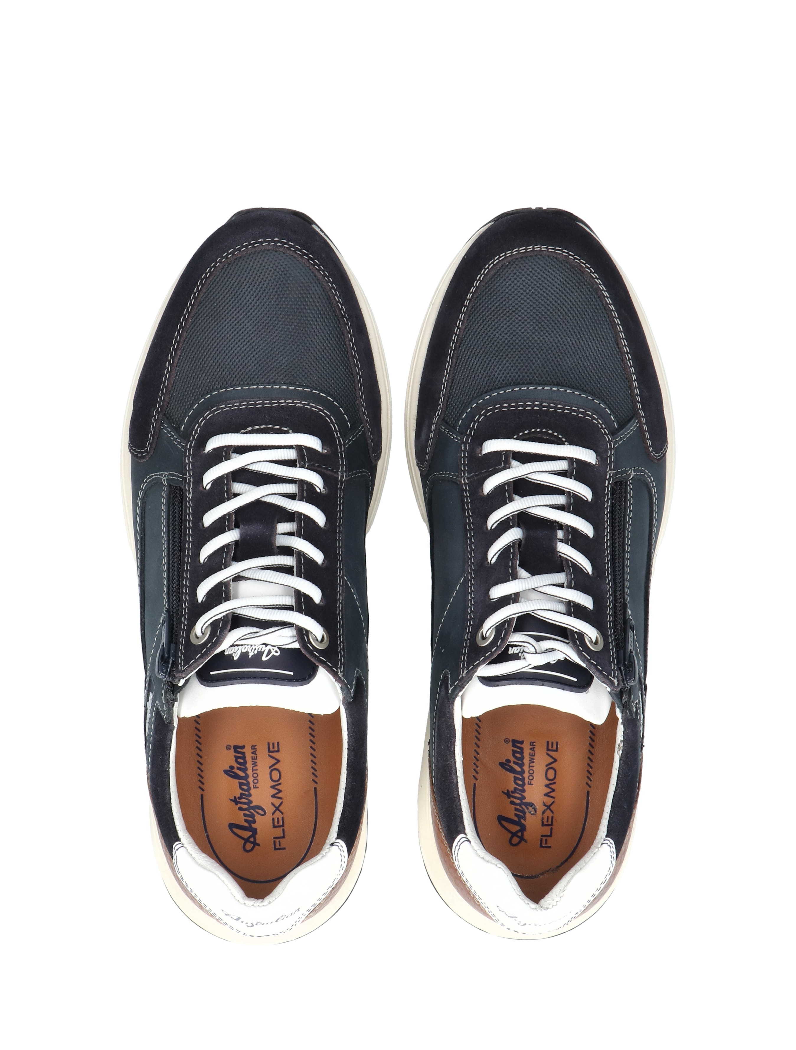 Australian - Discover 15.1686.01.SKV Blue Tan White - Heren - Veterschoenen - Casual Veterschoenen - 50778_33_8