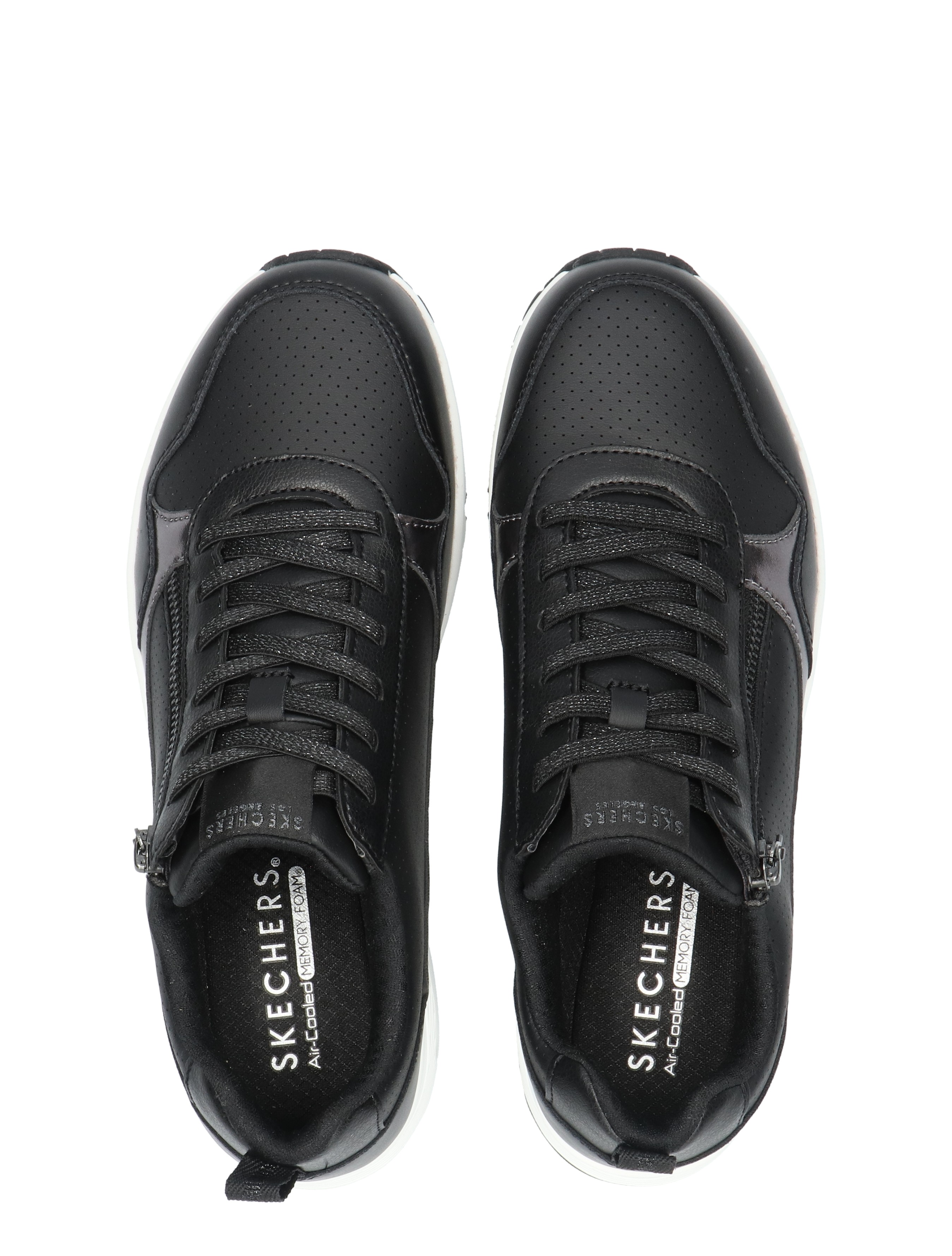 Skechers - Uno Zip 167988 Black - Sneakers - Dames - Lage Sneakers - 48193_11_7