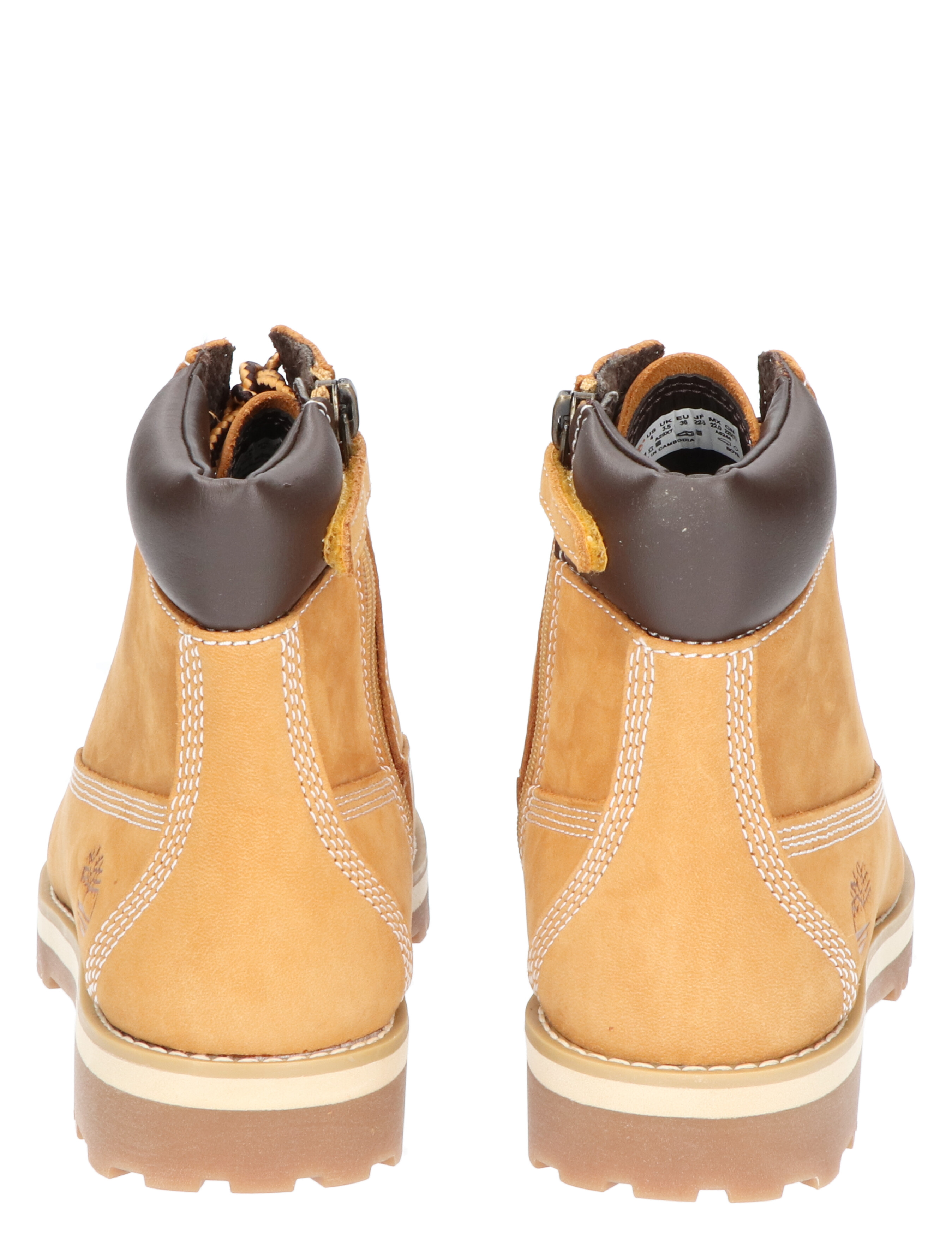 Timberland - Courma Kid 6 Inch Boot Wheat Nubuck - Meisjes - Jongens - Veter Boots - Boots - Boots - Veter Boots - 29752_55_5
