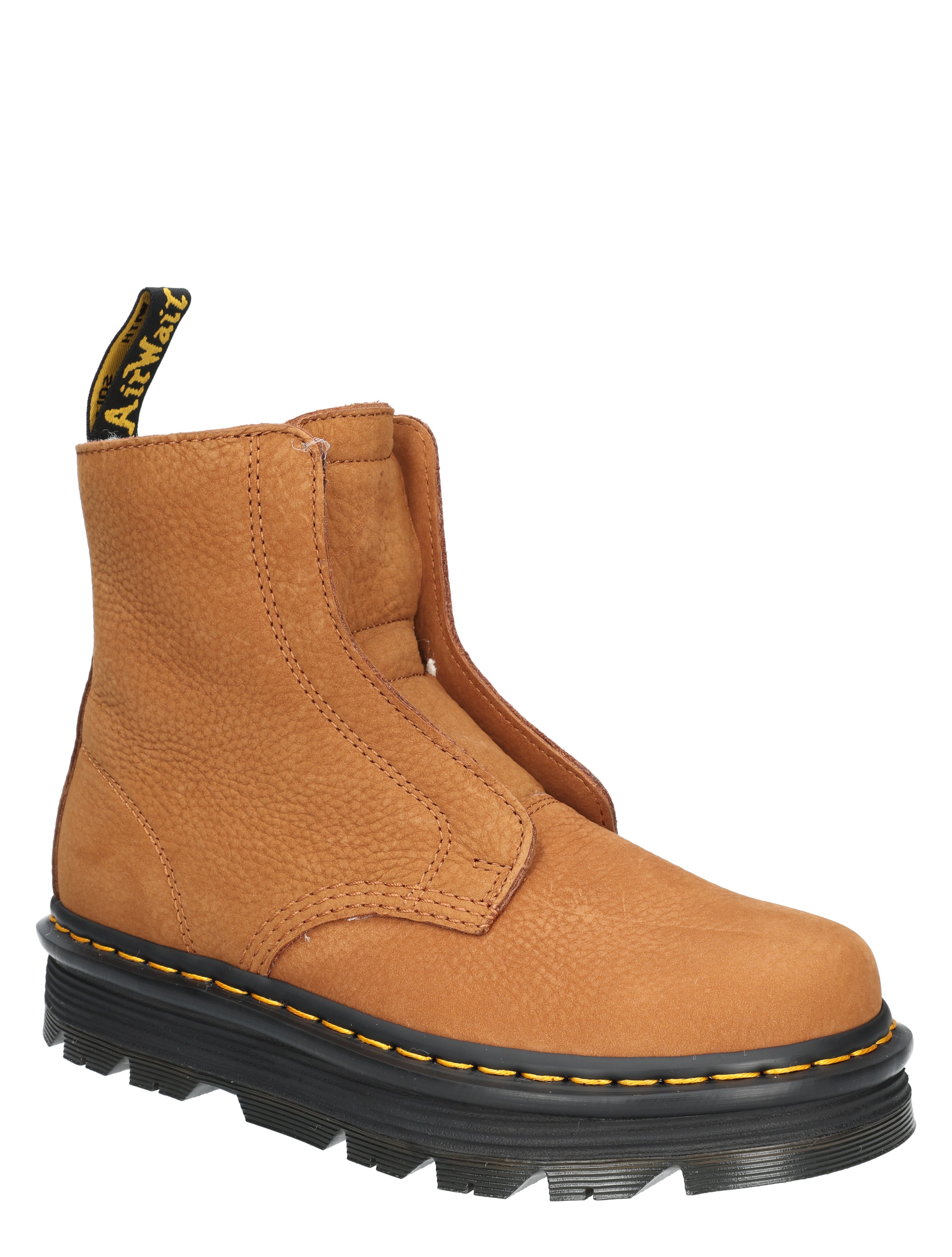 Dr. Martens - Zebzag Slip On Boot 42019200 Desert Brown Milled - Dames - Boots - Biker Boots - 48222_22_3