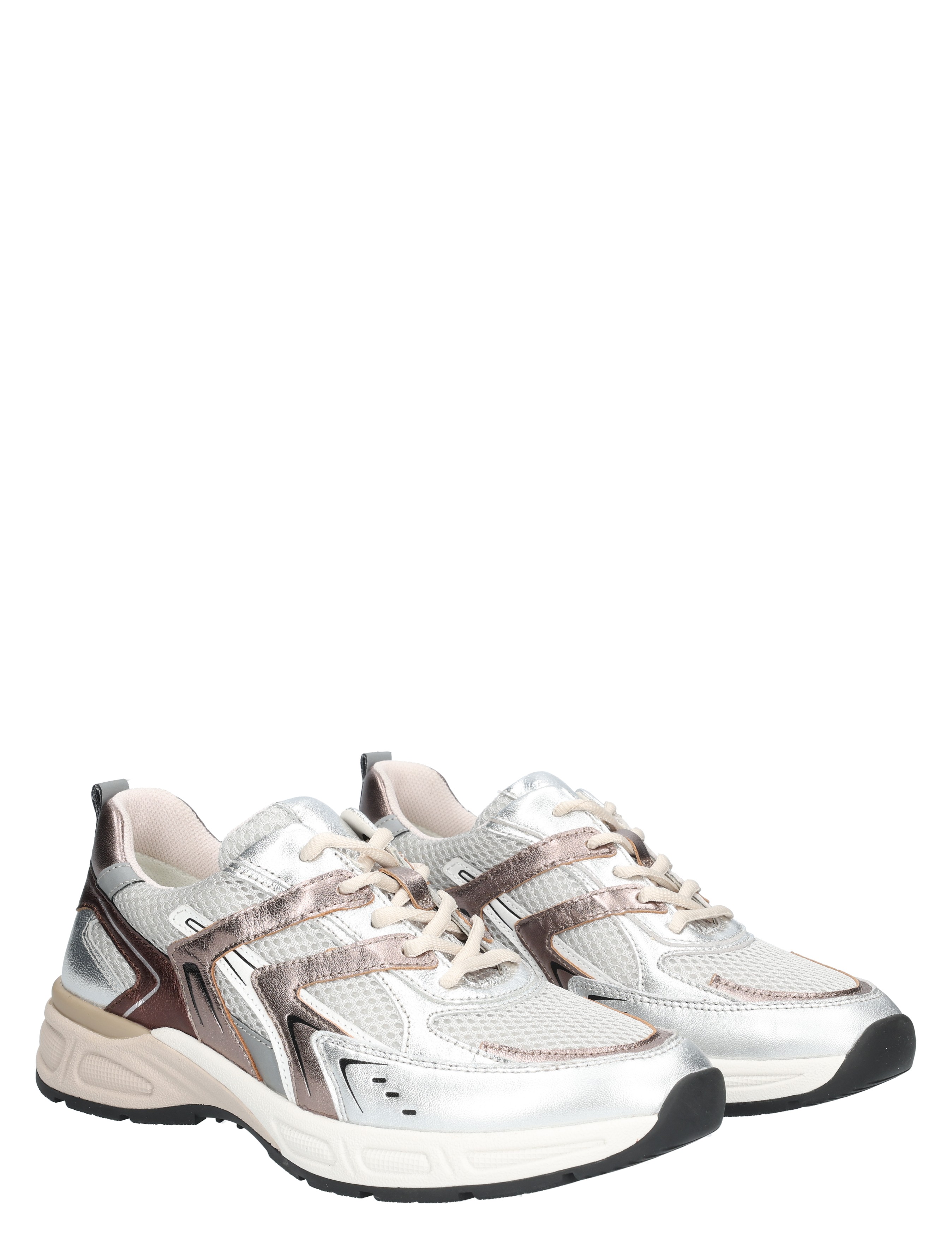 Gabor - 76.586.61 Silver G-Wijdte - Sneakers - Dames - Lage Sneakers - 48914_54_5