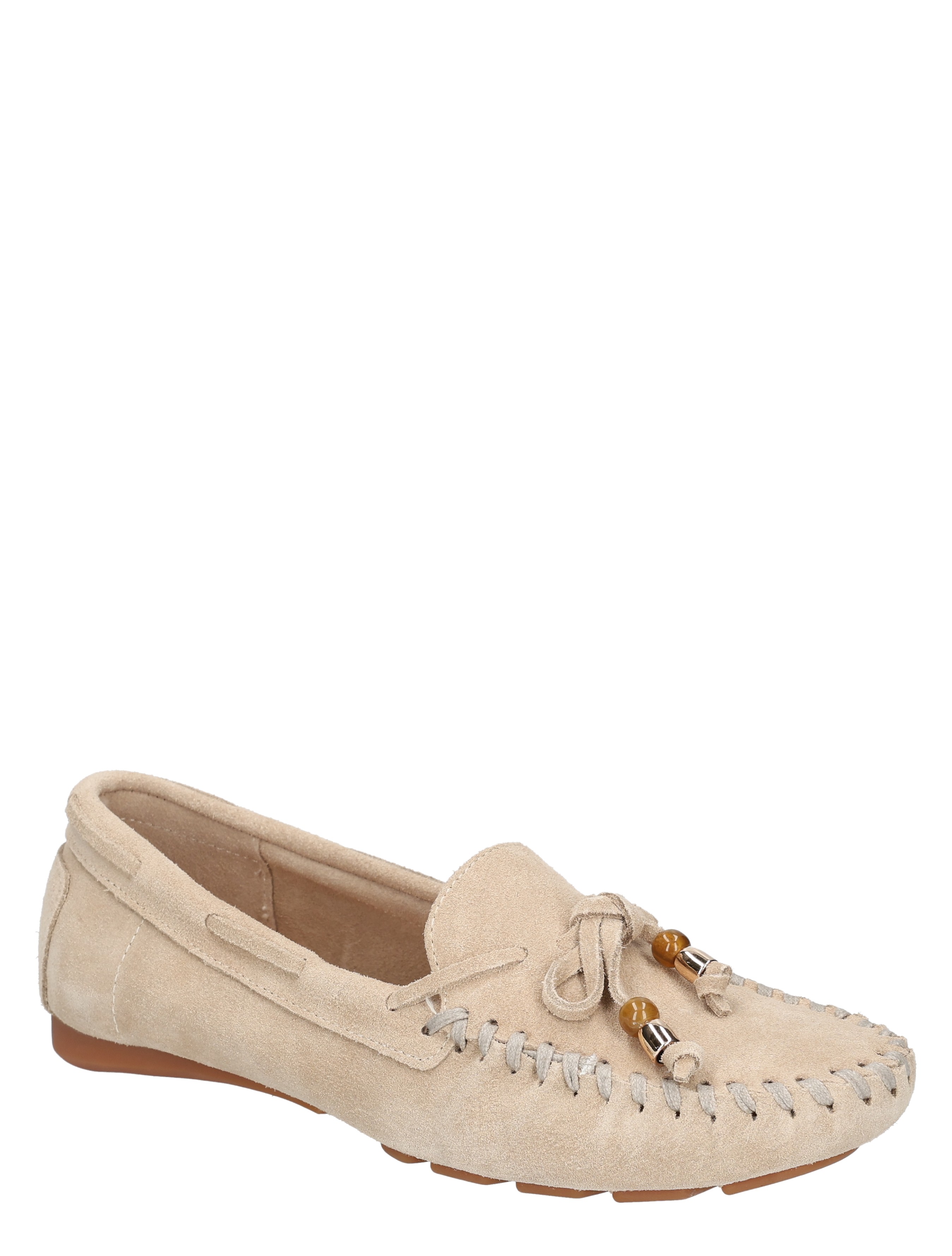 moevmoes, suede mocassin, beige, luxe, klassiek