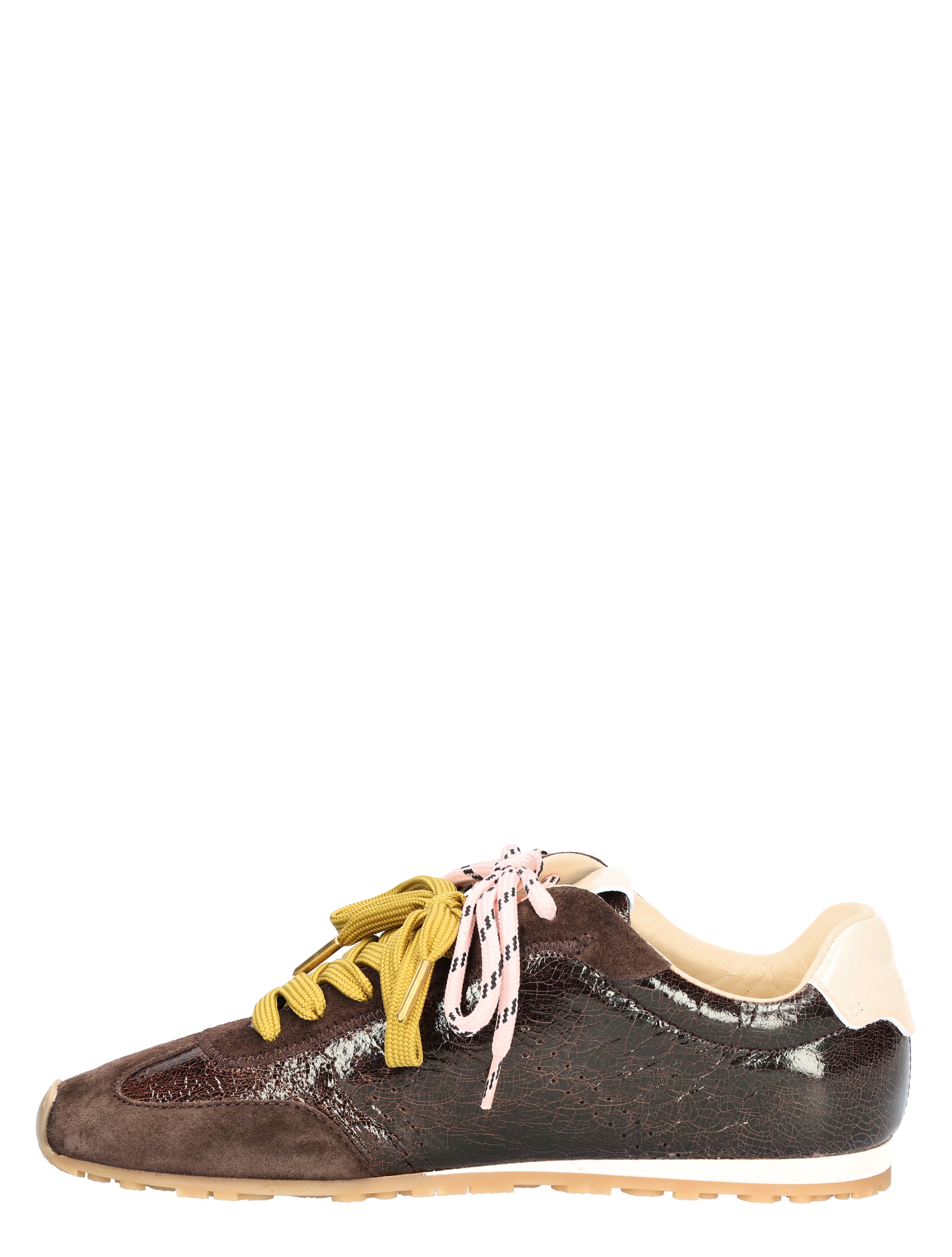 Nubikk - Billy Lou Dark Brown Laq - Sneakers - Dames - Lage Sneakers - 49196_40_2