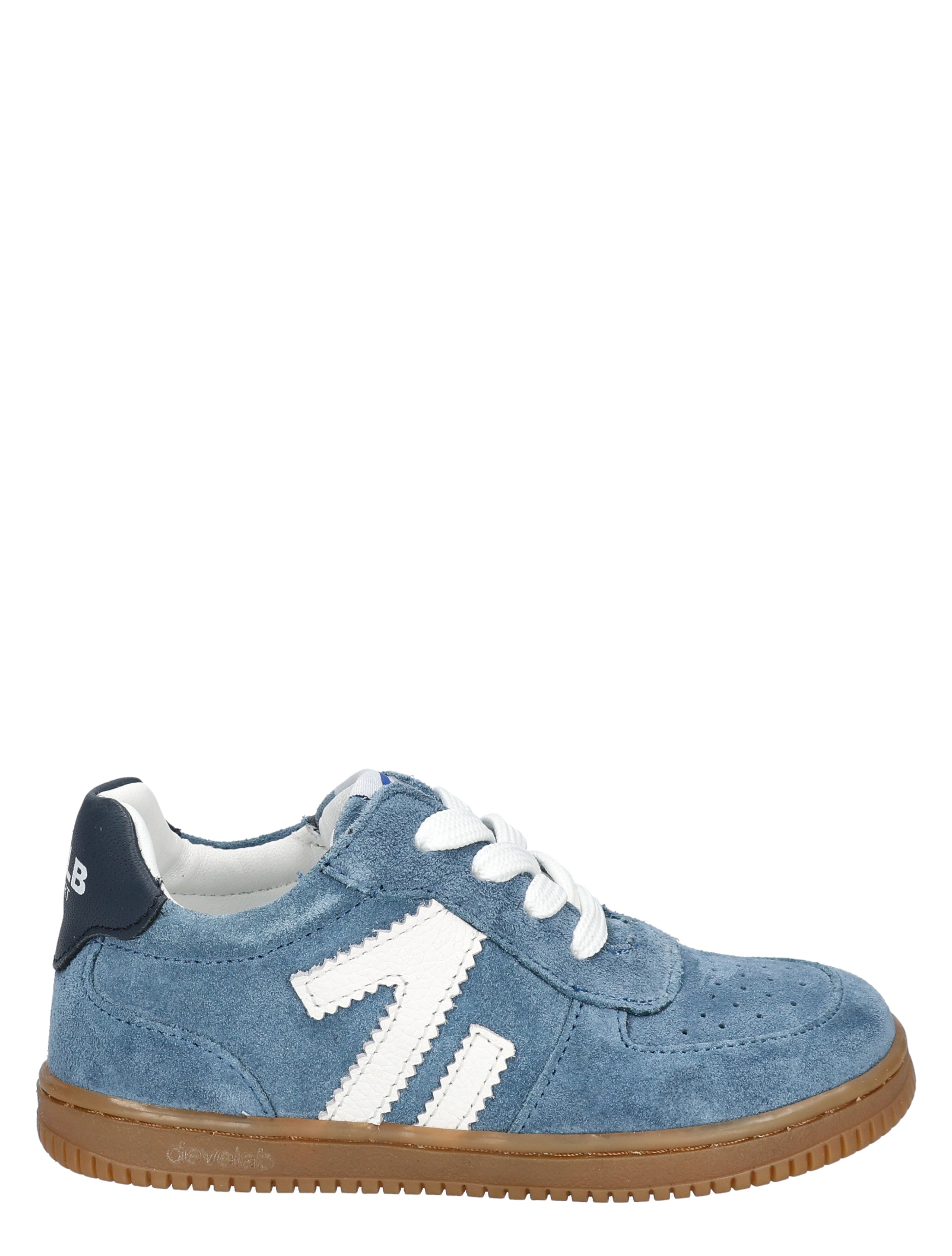 Develab - 44427 Blue Combi - Jongens - Veter Boots - Boots - 50548_33_1