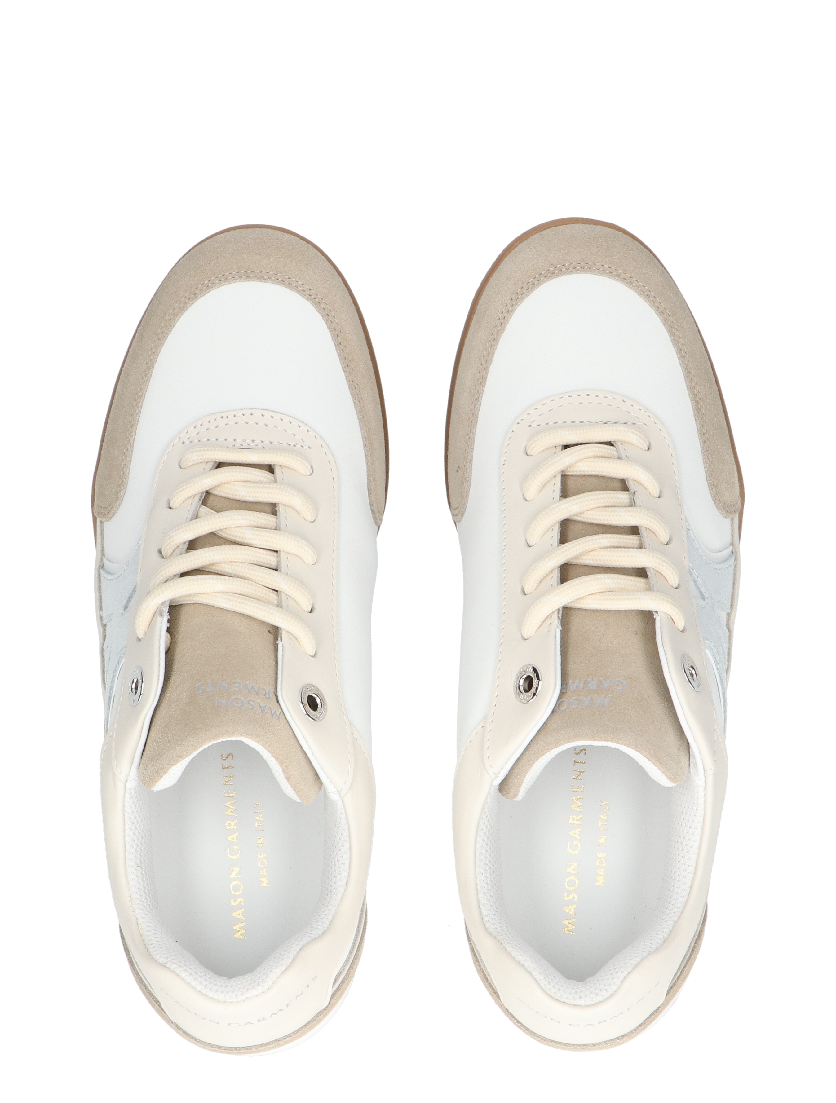 Mason Garments - Maranello Leather Beige - Dames - Veterschoenen - Casual Veterschoenen - 48427_87_7