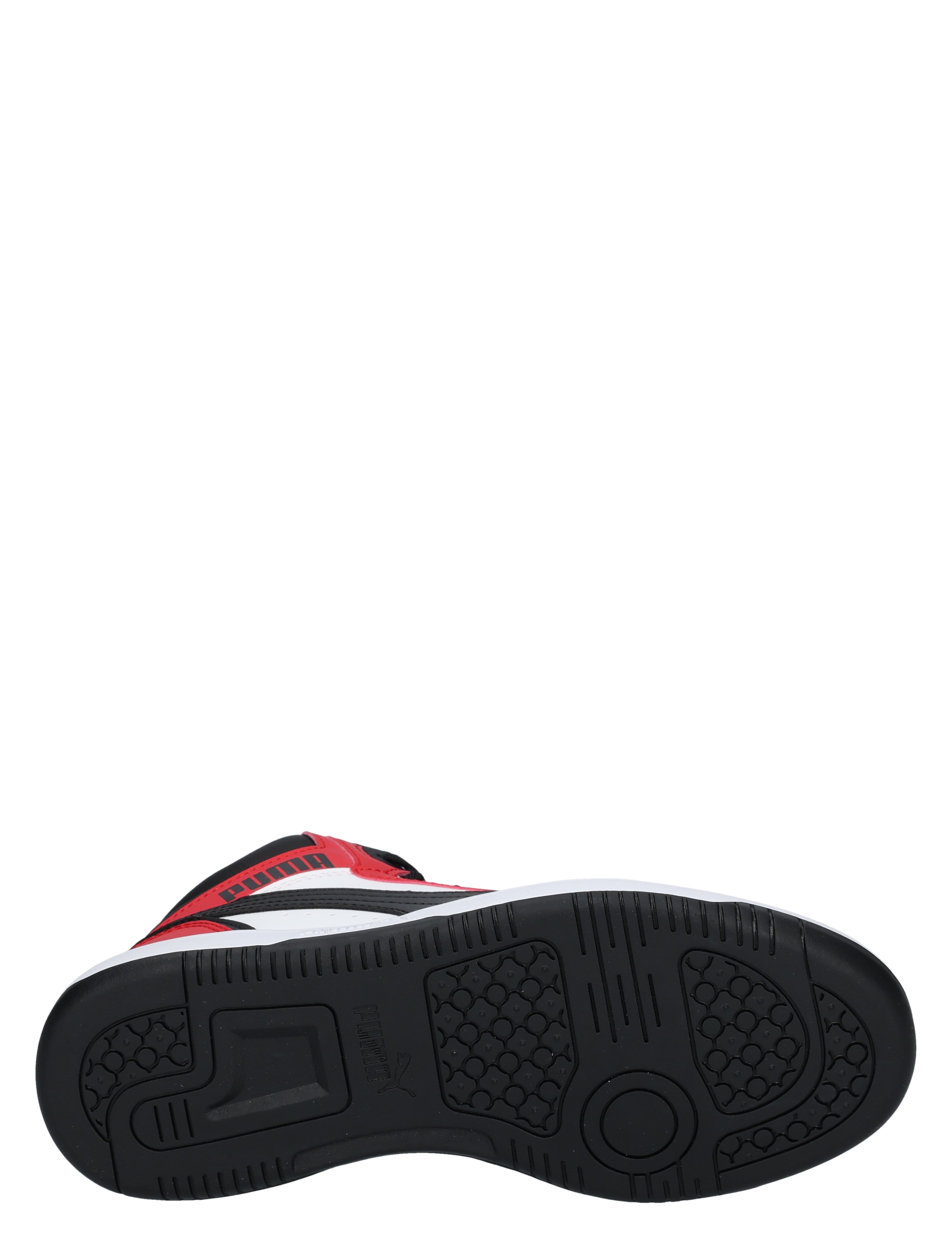 Puma - Rebound V6 Mid 393831 03 White Black For All - Jongens - Sneakers - Lage Sneakers - 49713_84_8