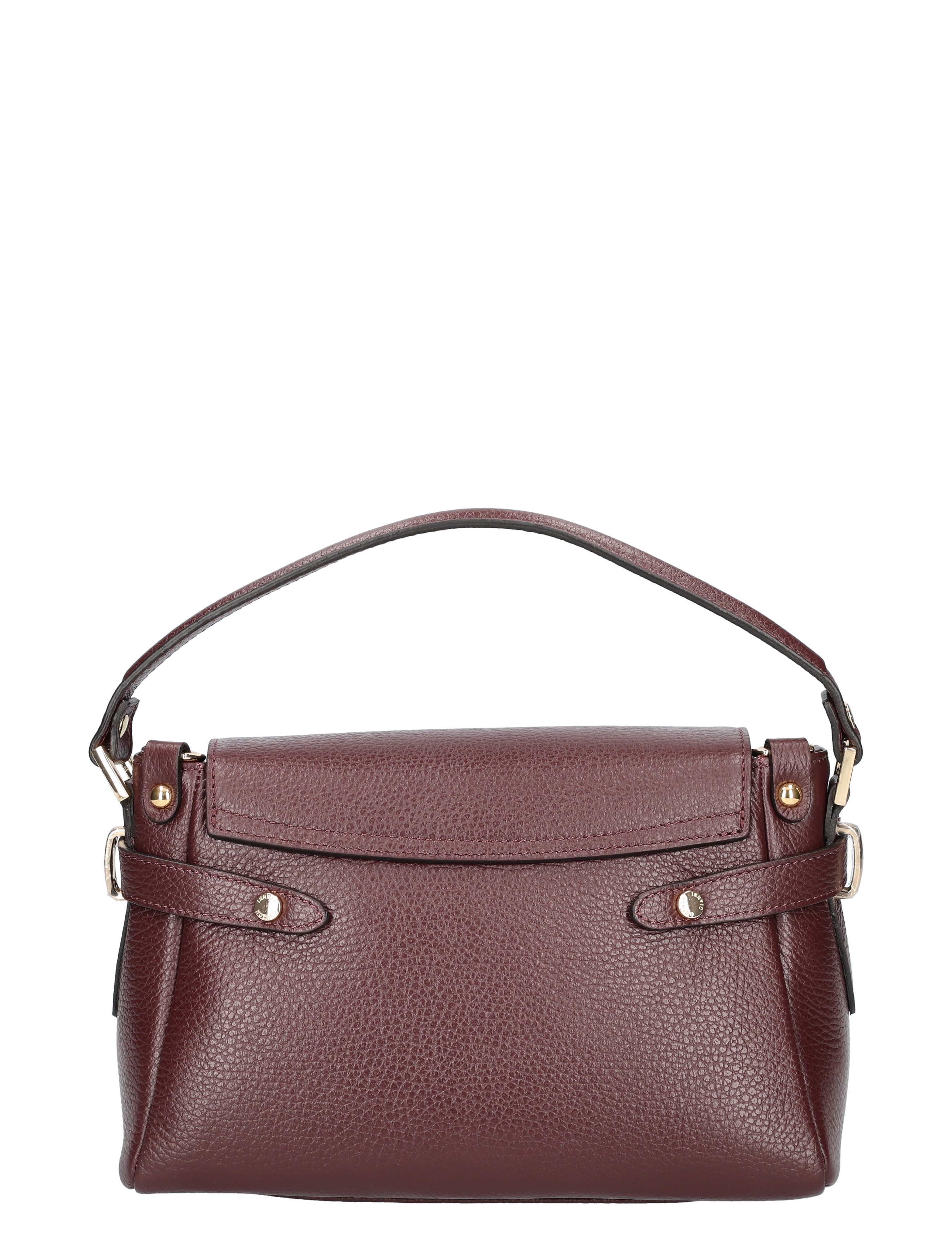 handtas, rood, leren, kleine tas, gaasband hanger