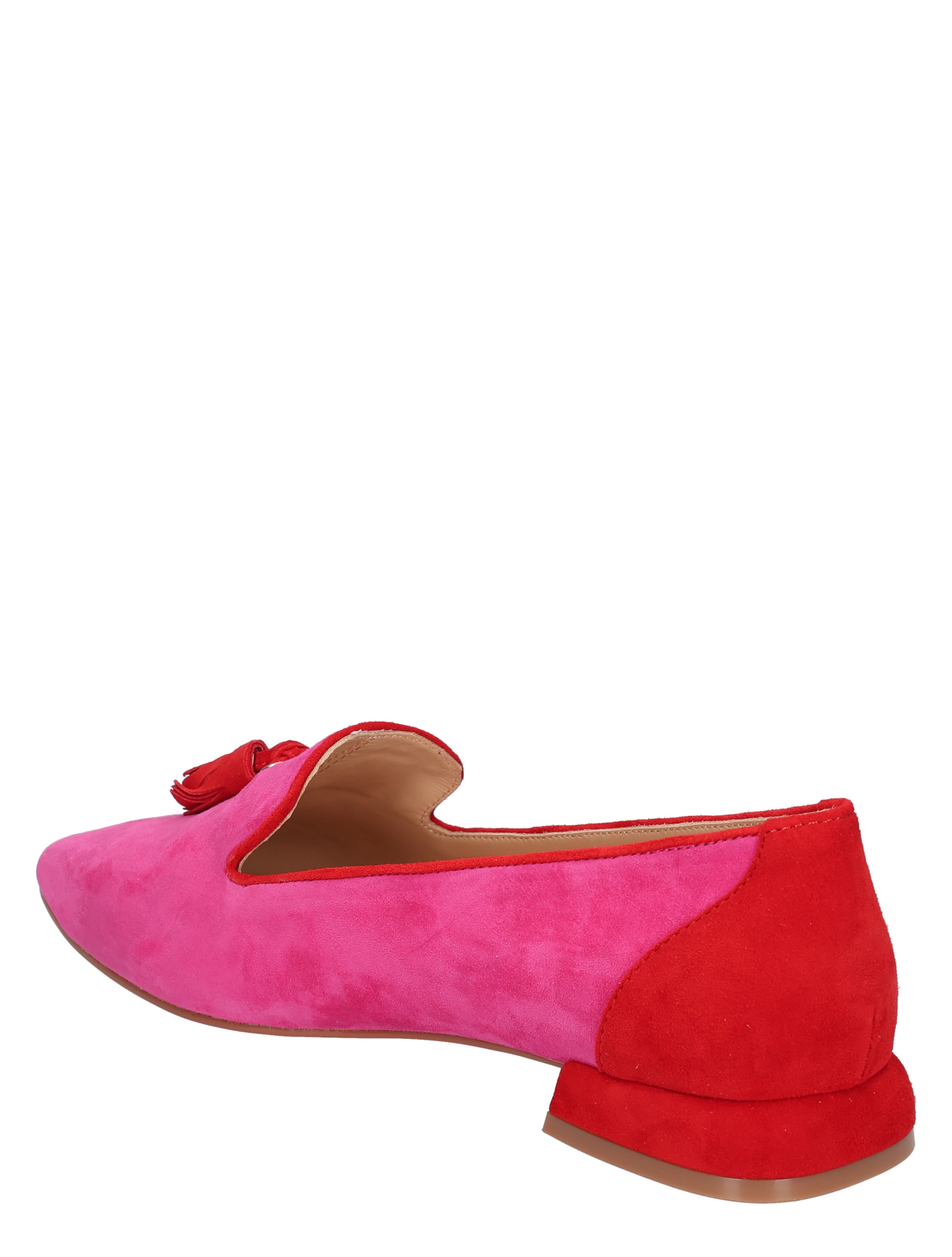loafer, pink, red, suede, slip-on