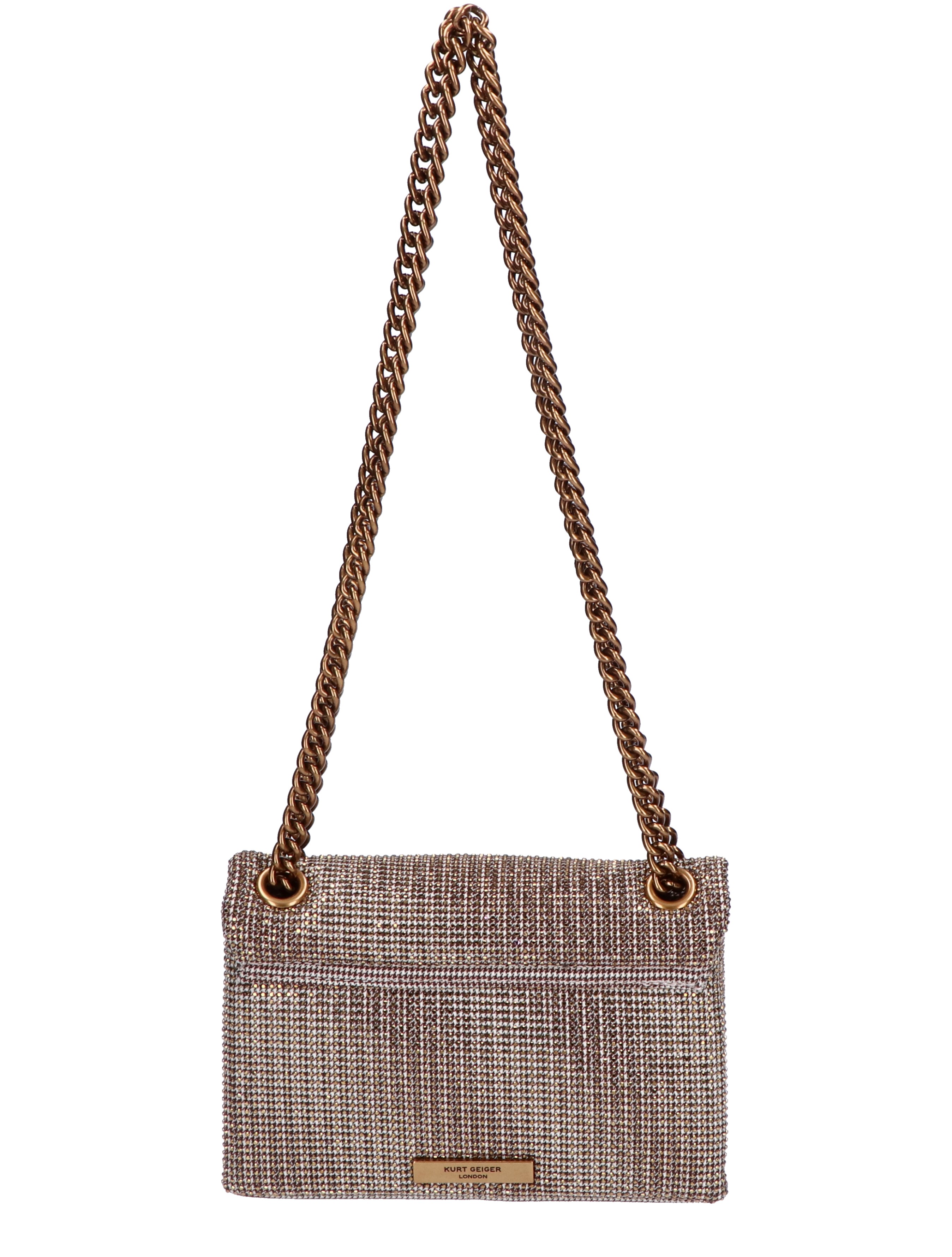 Kurt Geiger - Kensington Fabric Mini Bag Beige - Dames - Schoudertassen - 42464_53_4