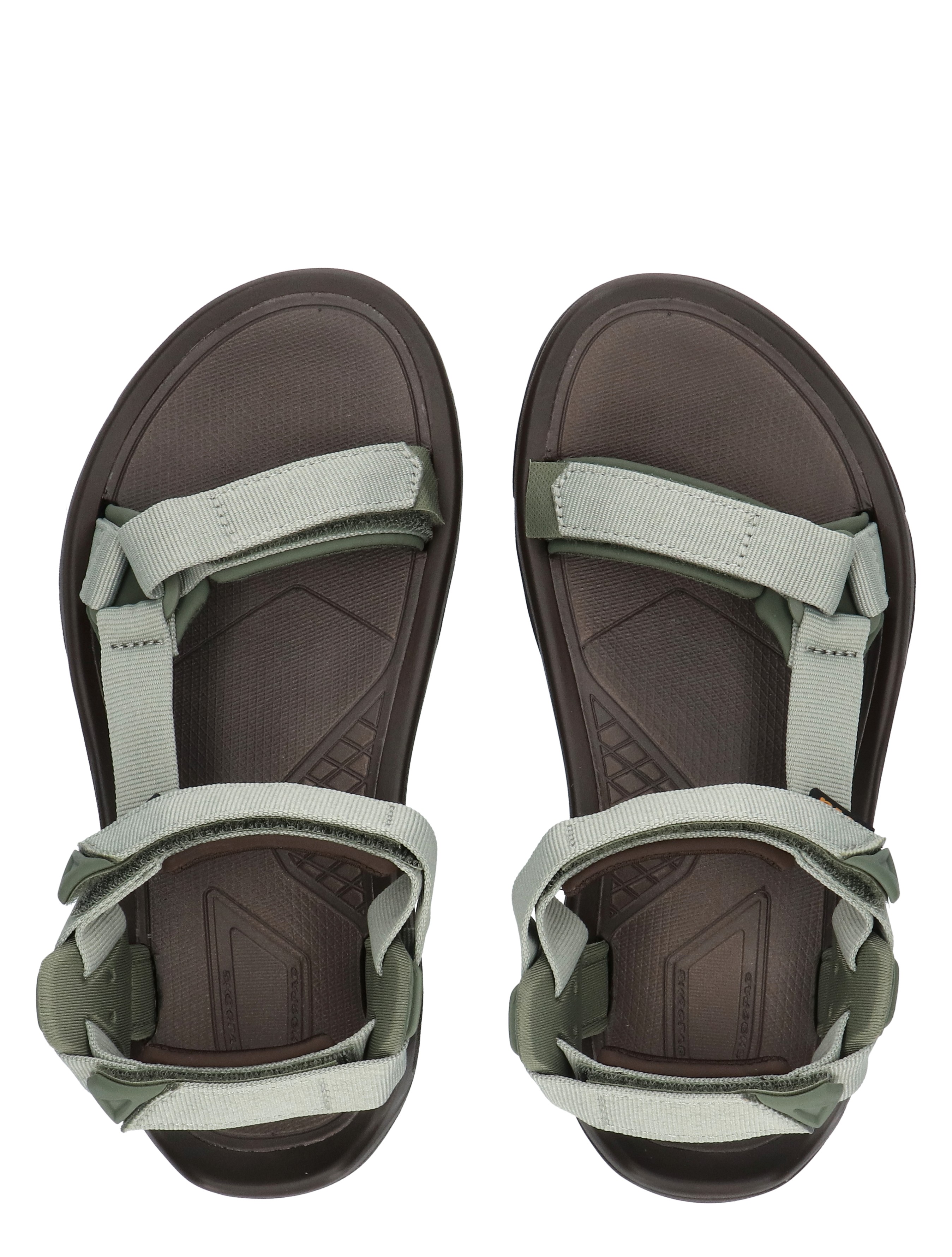 sandalen, slip-on, vetkleur, keitlever, sandalen met klittenband