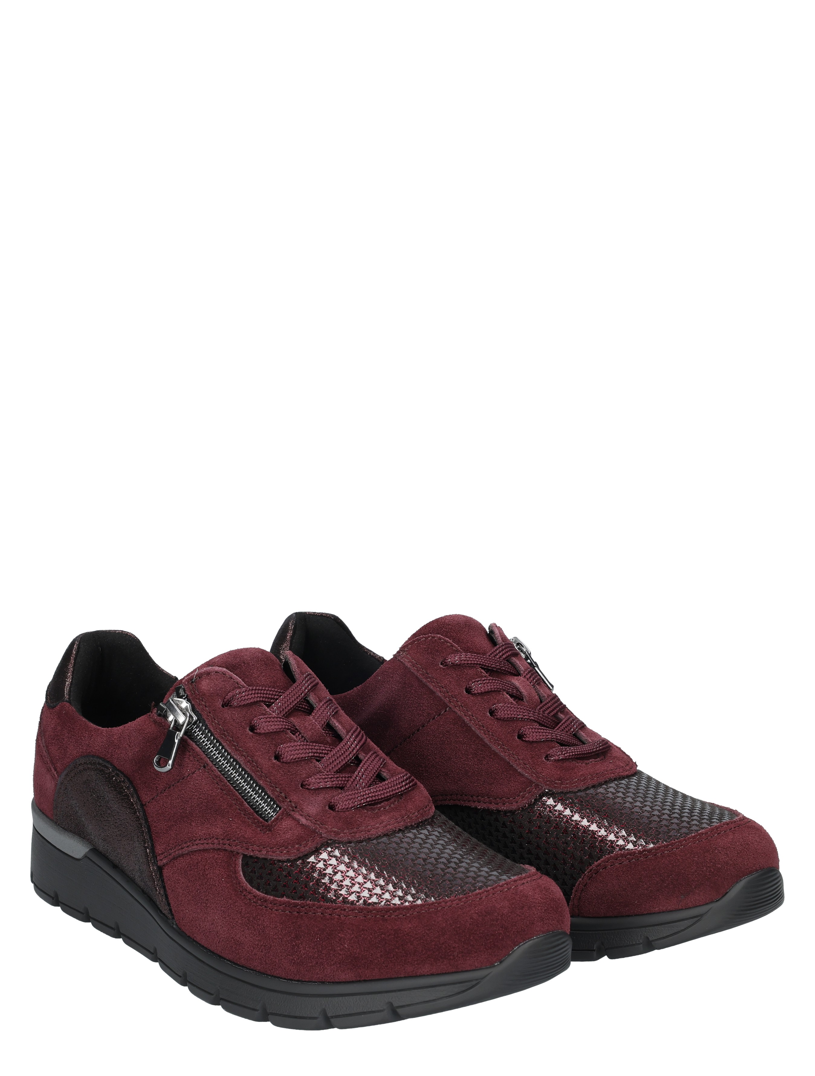 sneakers, burgundy, suede, mesh, zipper